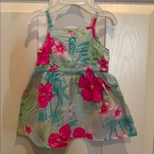 Baby sundress with bloomers